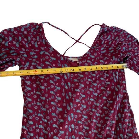 En Creme Boho Frayed Dress Size Large - Picture 13 of 17